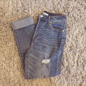 Women's High Waisted Ripped Jeans